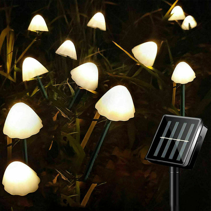 Solar Powered Mushroom LED Garden Decoration Fairy Lights_1