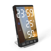 Multifunctional LED Makeup Mirror Digital Snooze Alarm Clock_0