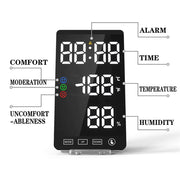Multifunctional LED Makeup Mirror Digital Snooze Alarm Clock_10