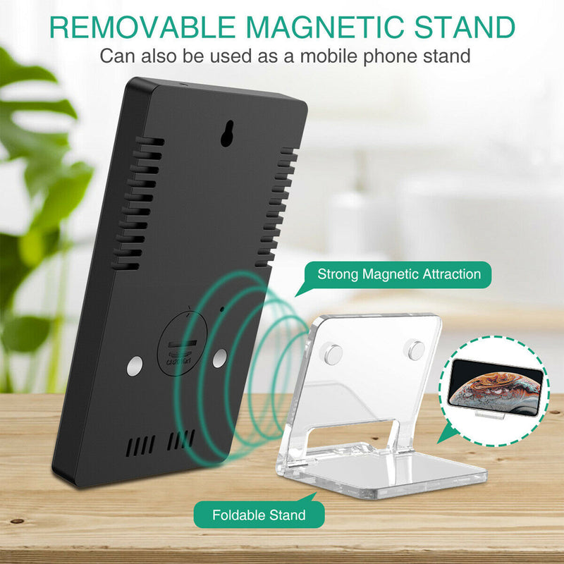 Multifunctional LED Makeup Mirror Digital Snooze Alarm Clock_14