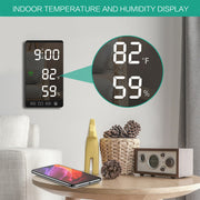 Multifunctional LED Makeup Mirror Digital Snooze Alarm Clock_7