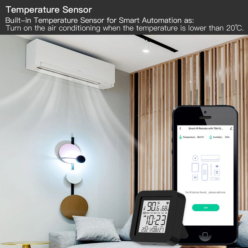 Universal Smart Wi-Fi IR Remote Temperature Humidity Sensor_12