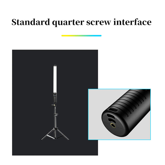 Remote Controlled RGB Handheld LED Video Photography Light_12