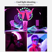 Remote Controlled RGB Handheld LED Video Photography Light_18