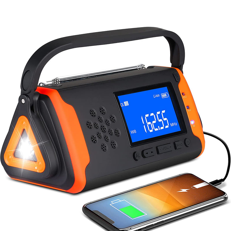 Solar Powered Portable Radio and 4000mAh Power Source_9