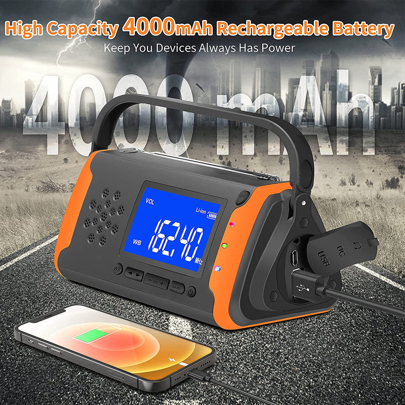 Solar Powered Portable Radio and 4000mAh Power Source_11