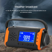 Solar Powered Portable Radio and 4000mAh Power Source_5