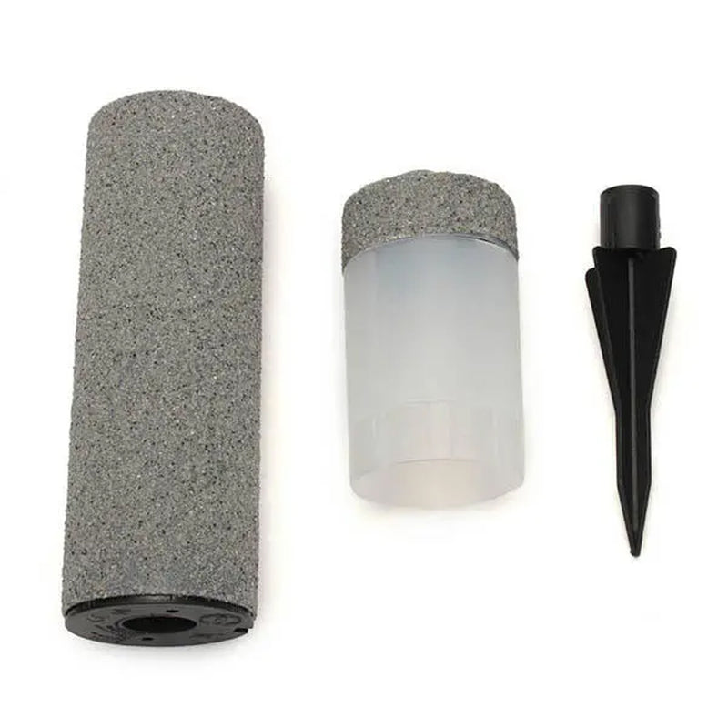 Solar Stone Pillar White LED Lights Outdoor Garden Lamp_10