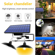 LED Remote Control Solar Indoor Outdoor Pendant Lamp_15
