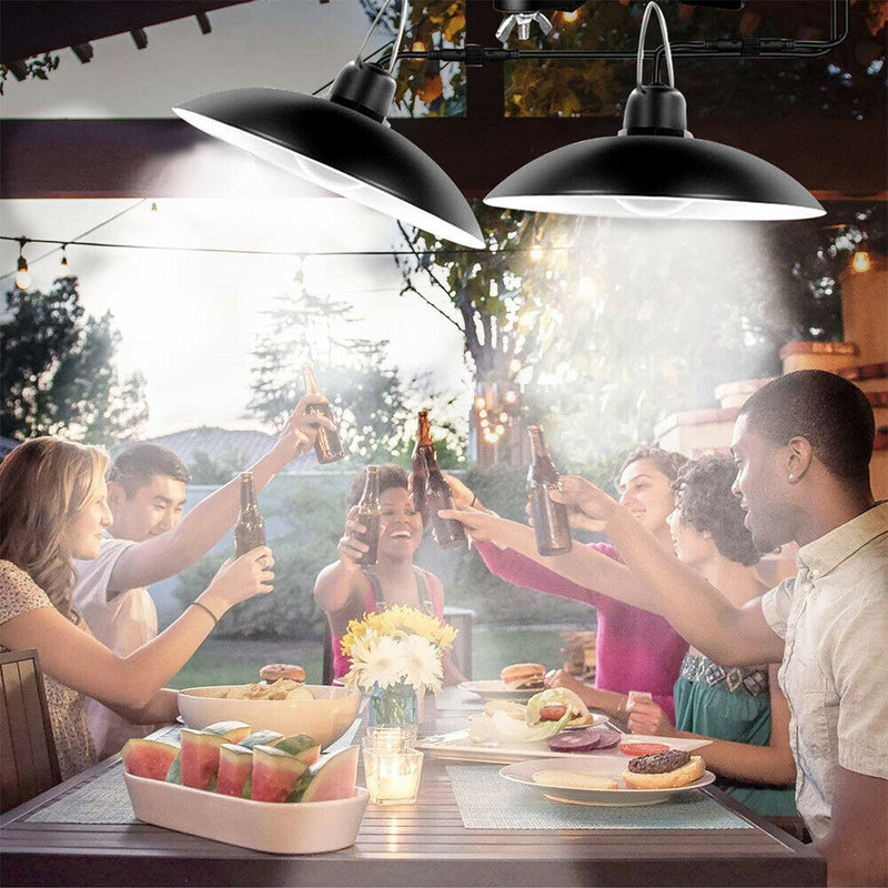 LED Remote Control Solar Indoor Outdoor Pendant Lamp_4