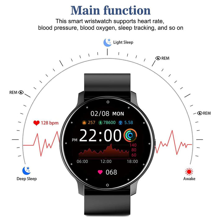 ZL02 Full Touch Screen Activity and Health Monitor Smartwatch_11