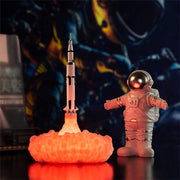 3D Printed Various Colors LED Rocket Kid’s Room Night Lamp_0