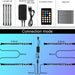 USB/Car Plug Remote Controlled Car Interior LED Strip Light_12
