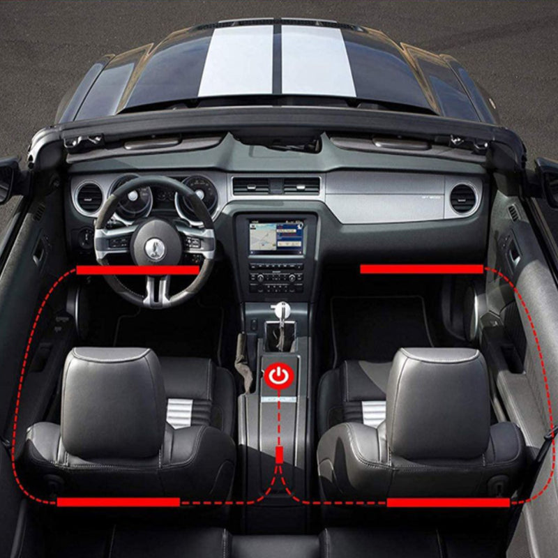 USB/Car Plug Remote Controlled Car Interior LED Strip Light_13