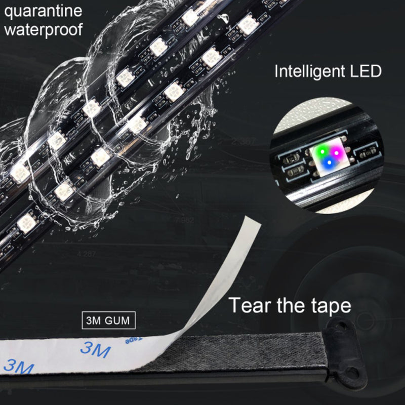 USB/Car Plug Remote Controlled Car Interior LED Strip Light_14