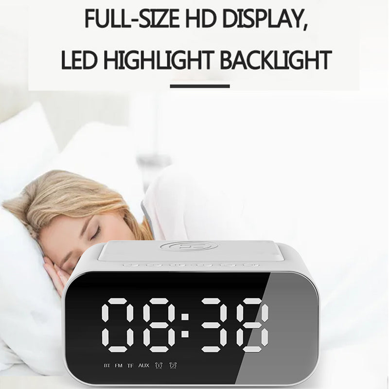 3-in-1 Wireless Bluetooth Speaker, Charger, and Alarm Clock_5