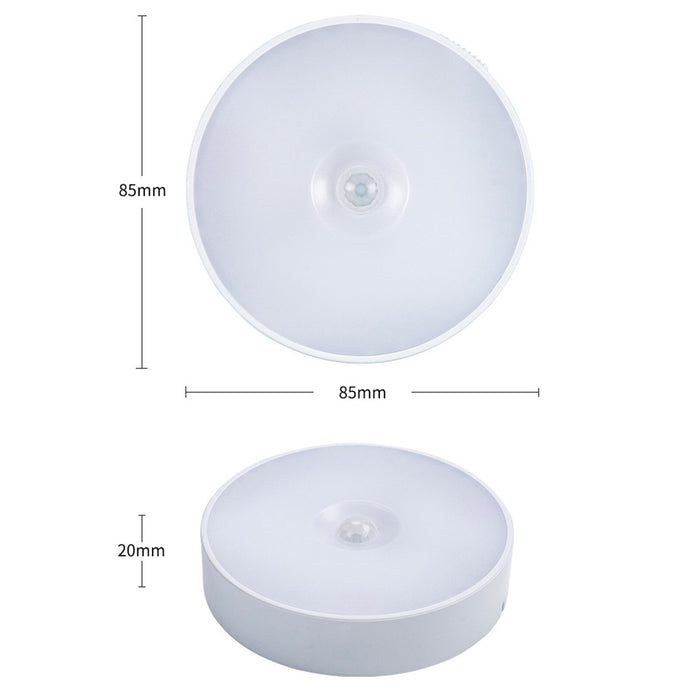 6-pack Rechargeable PIR Motion Sensor LED Wall Lamp Night Light_8
