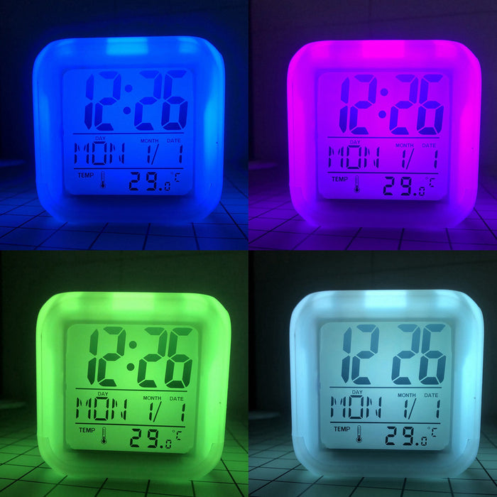 Squid Game Themed LED Color Therapy Digital Alarm Clock_6