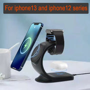 3 in 1 Fast Charging Wireless Charging Station MagSafe Support_2