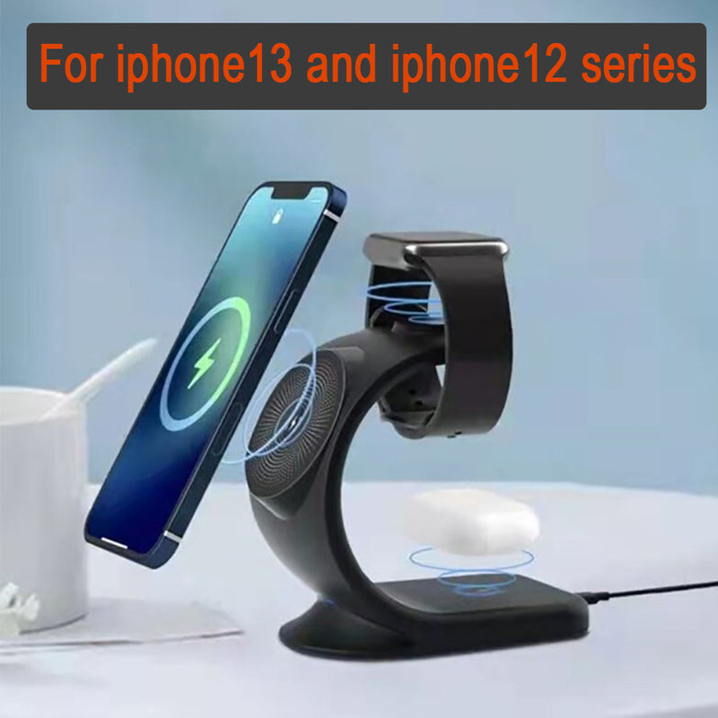 3 in 1 Fast Charging Wireless Charging Station MagSafe Support_2
