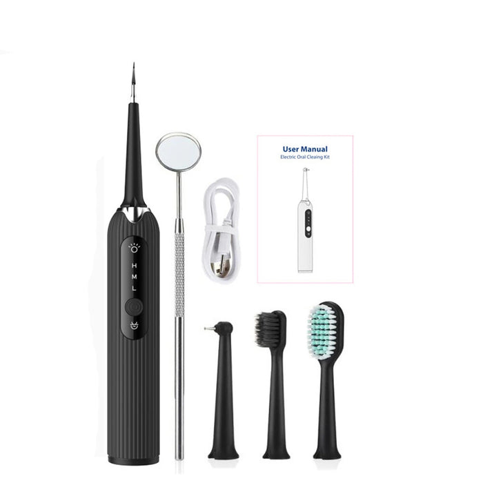 Rechargeable Electric Tooth Plaque Cleaning Kit with LED Light_3