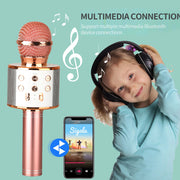 USB Rechargeable Wireless Bluetooth Karaoke Microphone_12