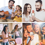 USB Rechargeable Wireless Bluetooth Karaoke Microphone_3