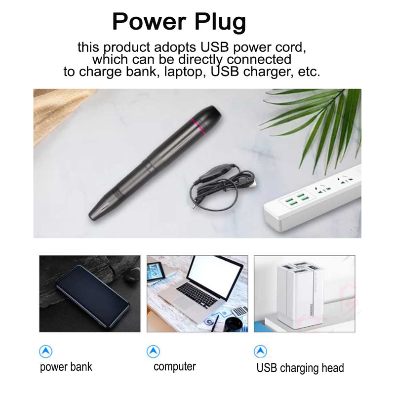 USB Plugged-in Electric Nail File Acrylic Manicure Drilling Kit_12