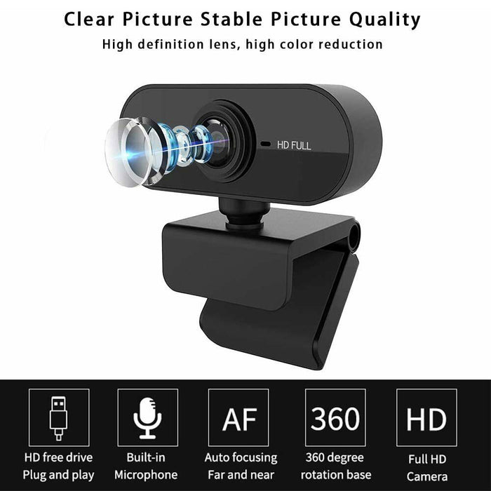 Plug and Play 1080P Full HD Web Camera with Microphone_6