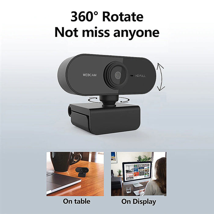 Plug and Play 1080P Full HD Web Camera with Microphone_7