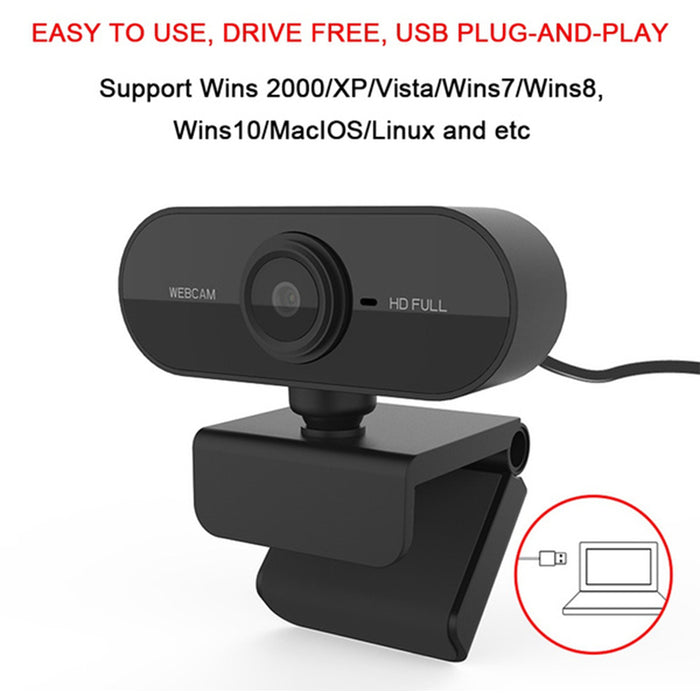 Plug and Play 1080P Full HD Web Camera with Microphone_8