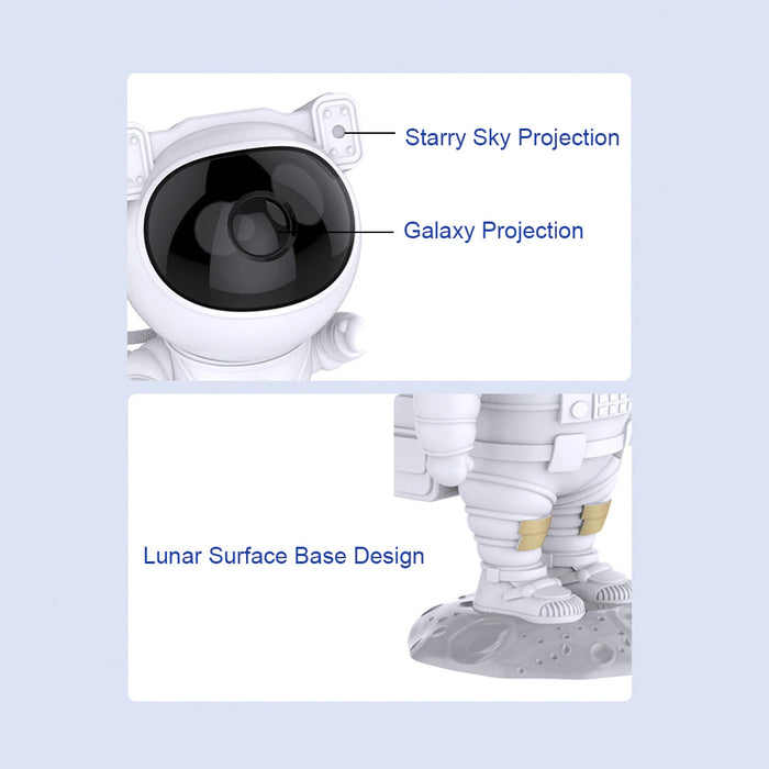 USB Plugged-in Astronaut Galaxy Starry Sky Light Projector_15