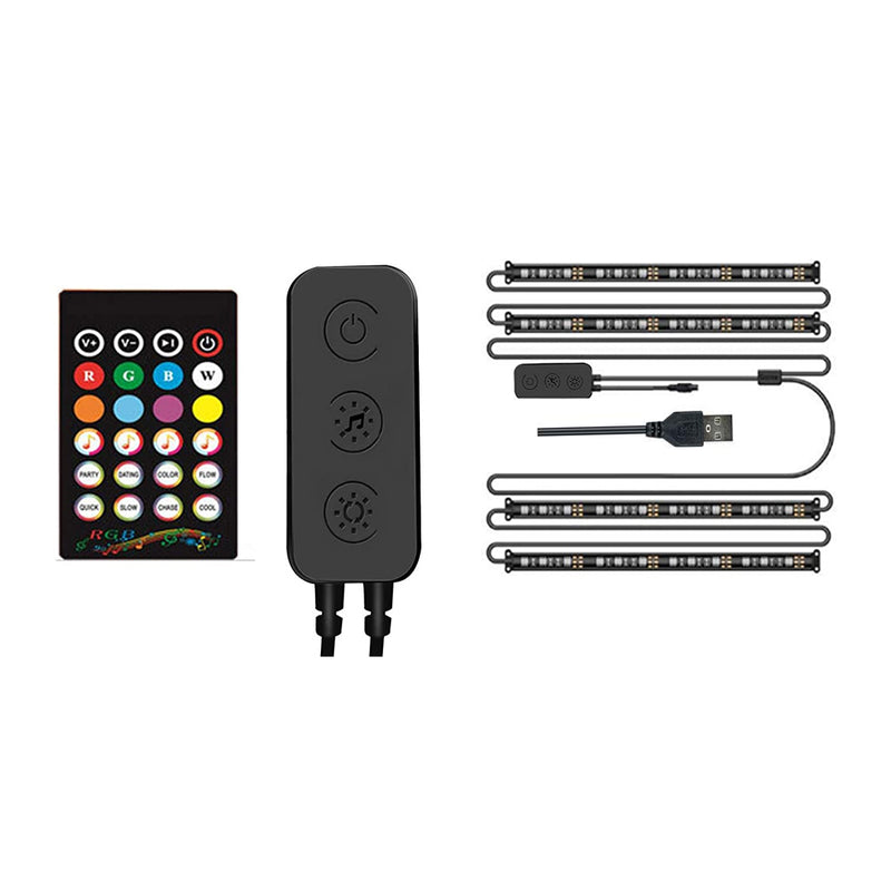 USB/Car Plug Remote Controlled Car Interior LED Strip Light_10