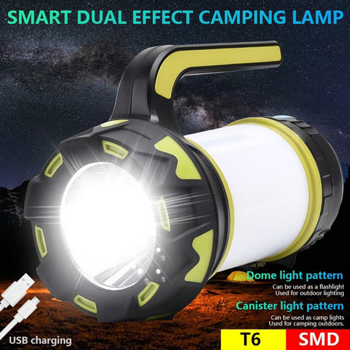 USB Rechargeable Ultra-Bright LED Outdoor Lamp and Flashlight_13