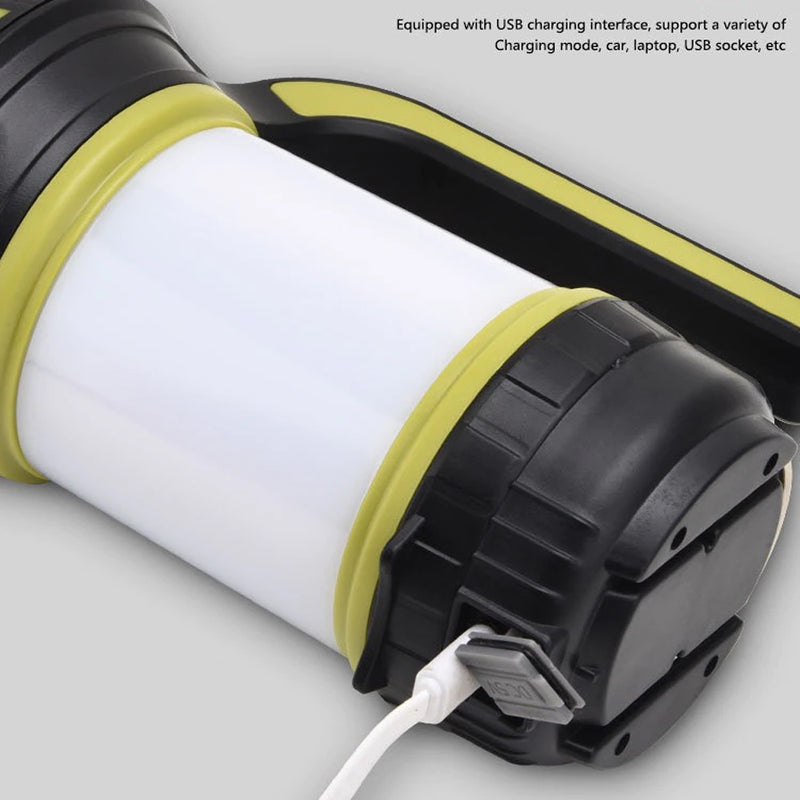 USB Rechargeable Ultra-Bright LED Outdoor Lamp and Flashlight_7
