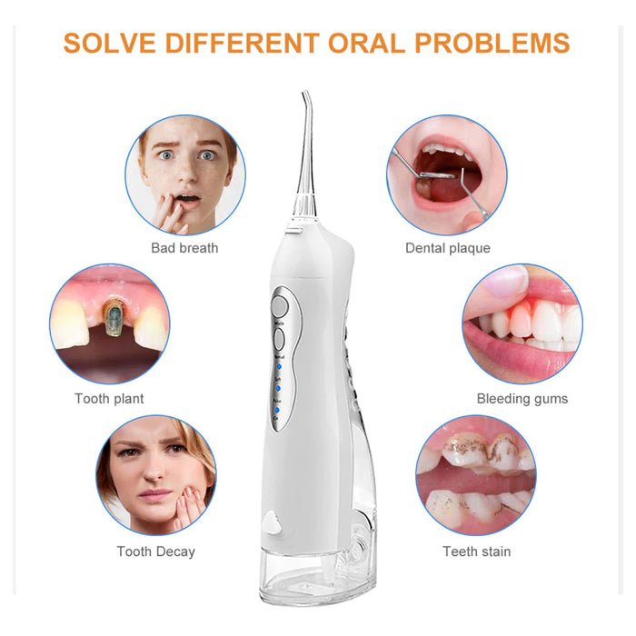USB Rechargeable Water Flosser Personal Oral Dental Irrigator_16