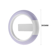 USB Plugged-in 3D LED Wall Clock Digital Alarm Clock and Lamp_16