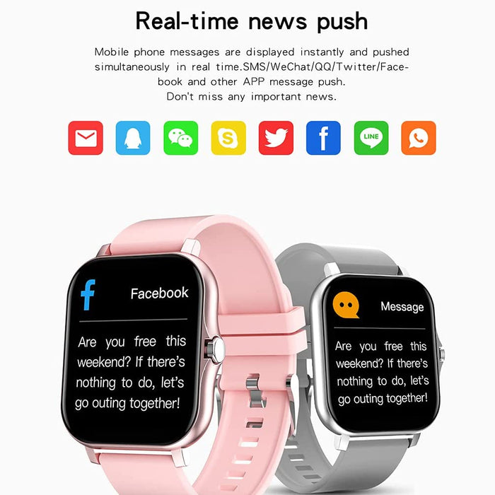 USB Rechargeable Y13 Full Touch Smart Watch and Fitness Monitor_11