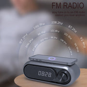 USB Interface Wireless Charger and Clock Radio BT Speaker_13