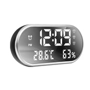 USB Plugged-in Digital LED Alarm Clock with USB Charging_1