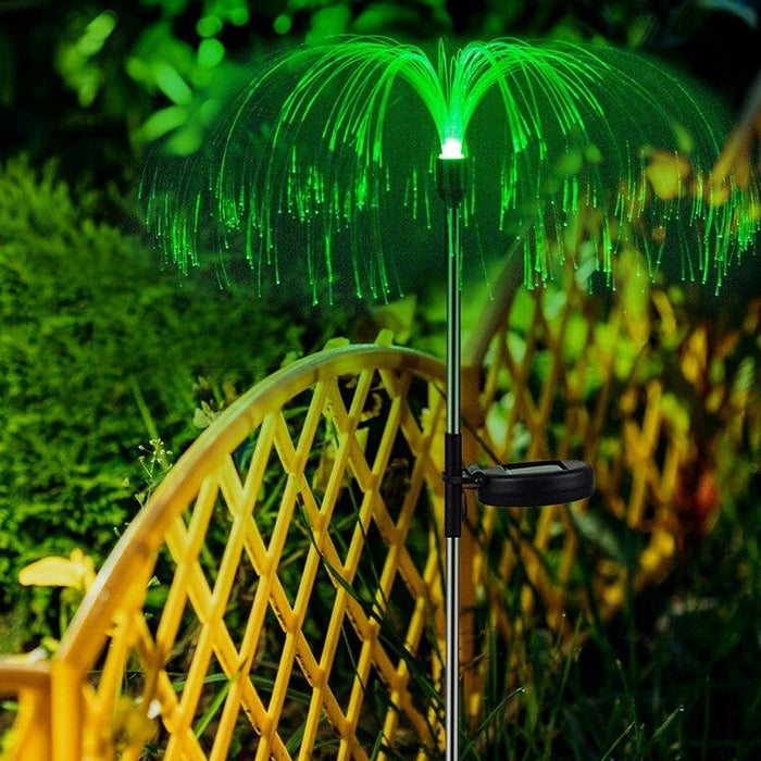 Solar Powered Fiber Optic Outdoor Decorative Fireworks Lights_12
