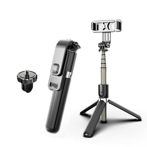 4-in-1 Universal Foldable Bluetooth Monopod- Battery Powered_9