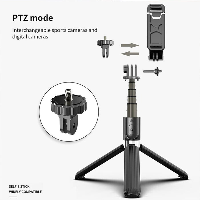 4-in-1 Universal Foldable Bluetooth Monopod- Battery Powered_15