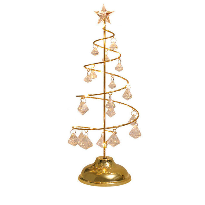 Battery Operated Christmas tree Table Lamp Display Stand_15
