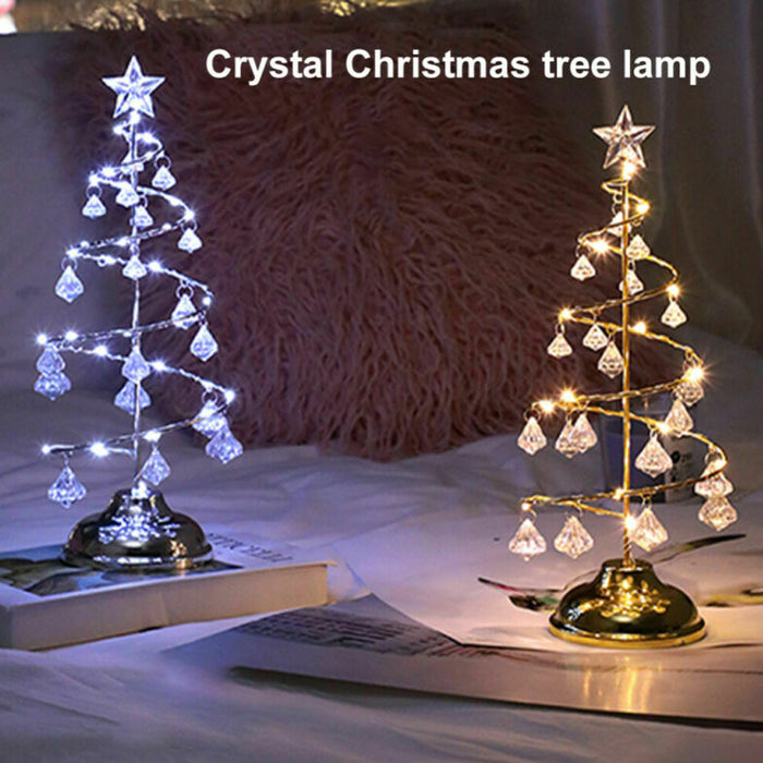 Battery Operated Christmas tree Table Lamp Display Stand_6