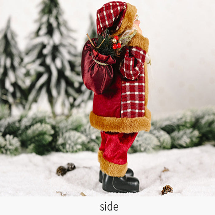 Creative Standing Santa Claus Doll Holiday Christmas Ornaments_10