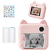 USB Rechargeable Children's Instant Thermal Print Toy Camera_19