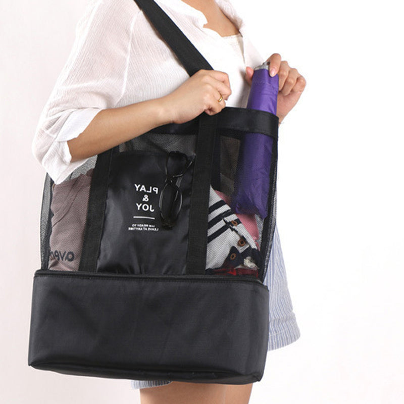 Portable Insulated Thermal Picnic Double Layer Lunch Bag_8