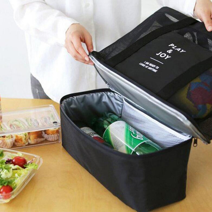 Portable Insulated Thermal Picnic Double Layer Lunch Bag_3