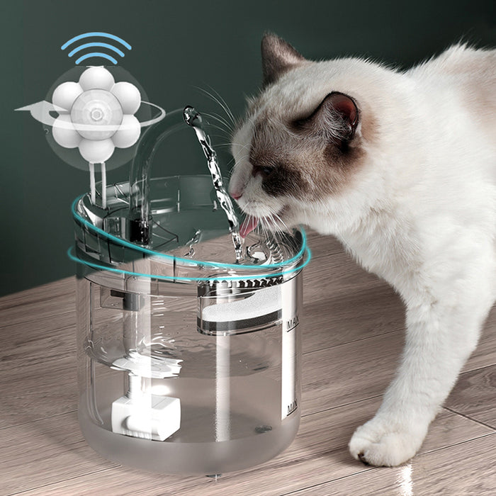 USB Interface Automatic Induction Pet Drinking Water Fountain_2